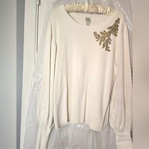 Worthington size XXL Cream Sweater